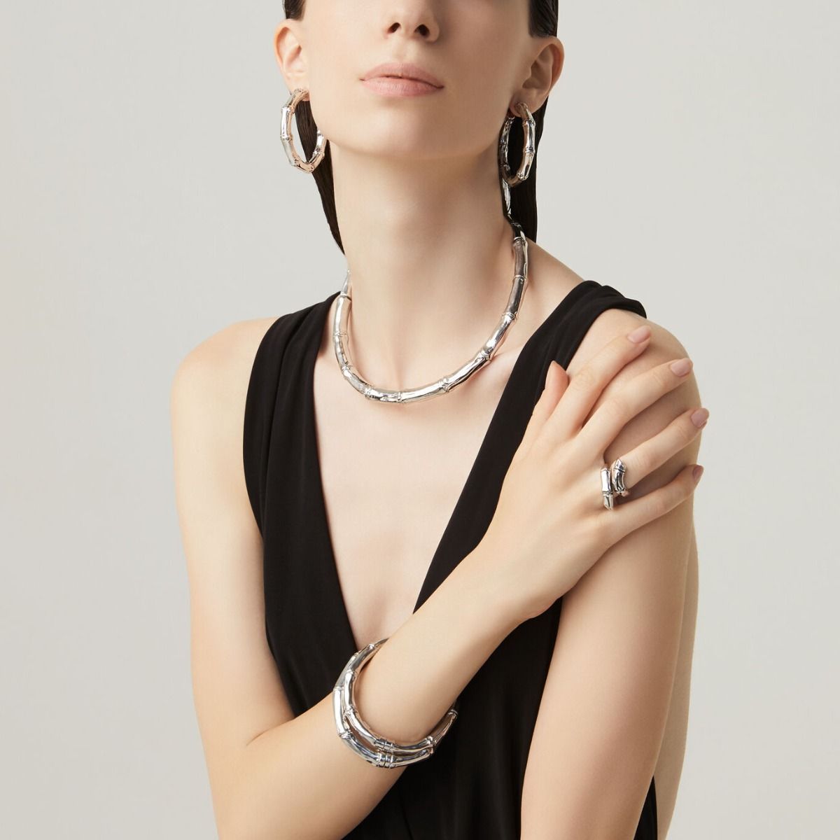 Orecchini Cerchio Bambù GIOVANNI RASPINI