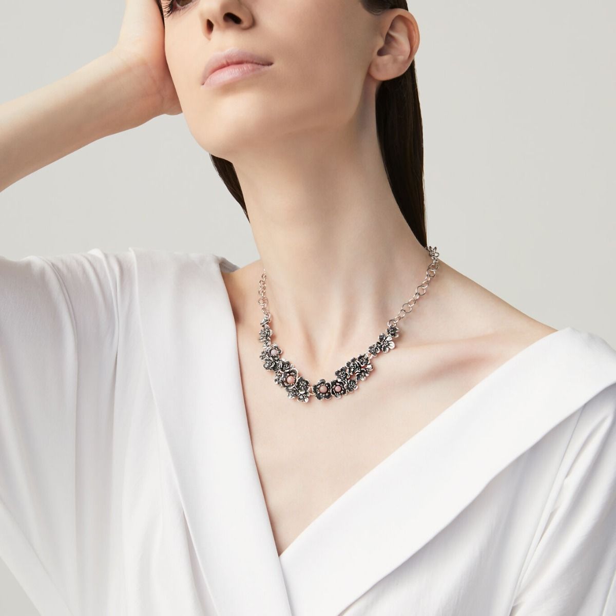 Collana Wild Rose Piccola GIOVANNI RASPINI