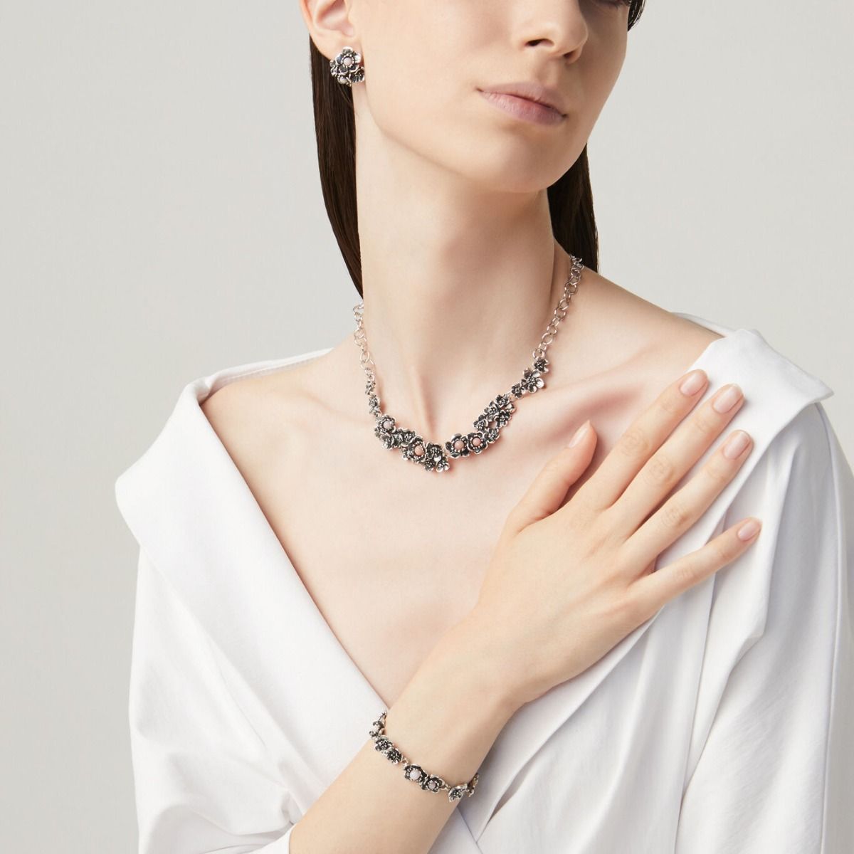 Collana Wild Rose Piccola GIOVANNI RASPINI