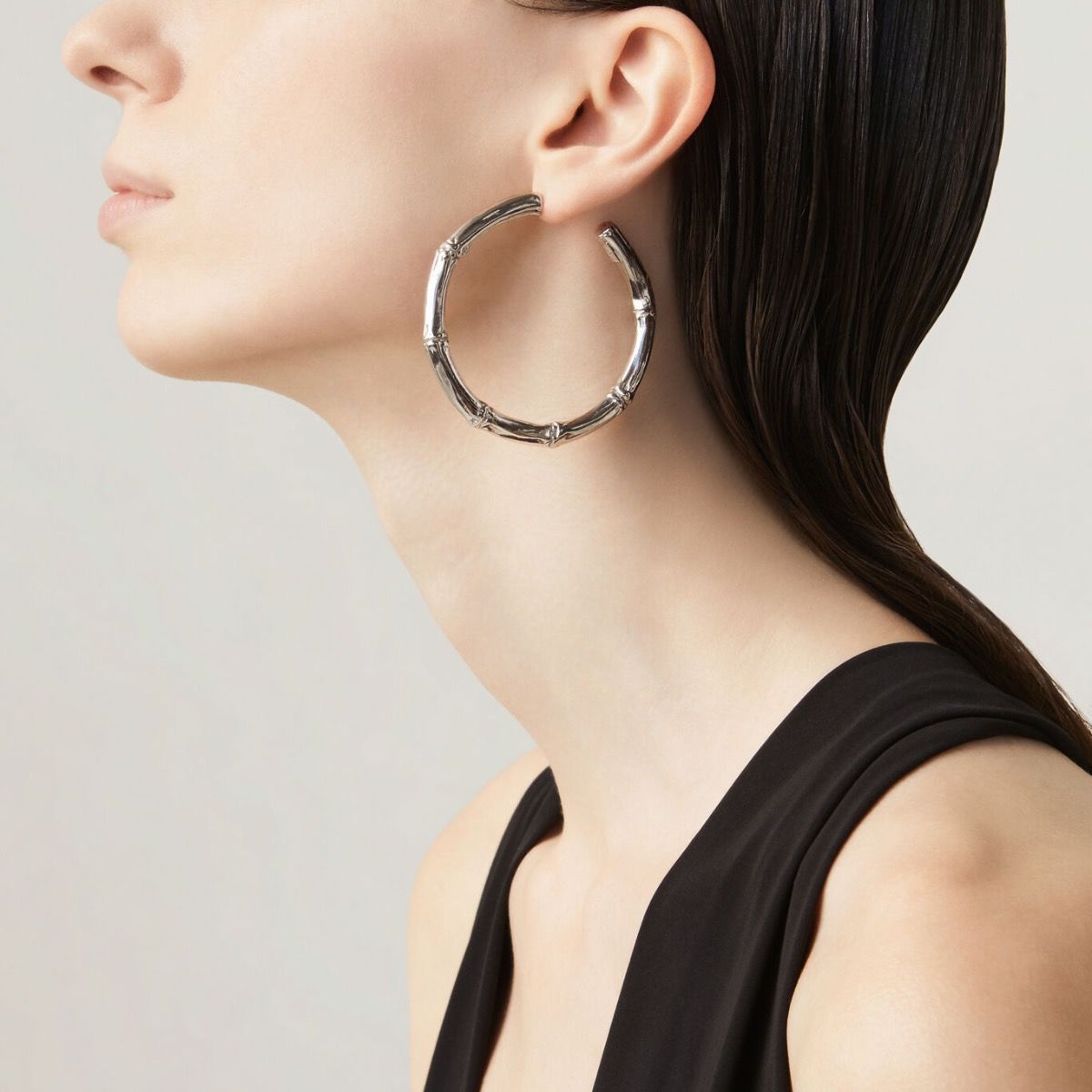 Orecchini Cerchio Bambù Maxi GIOVANNI RASPINI