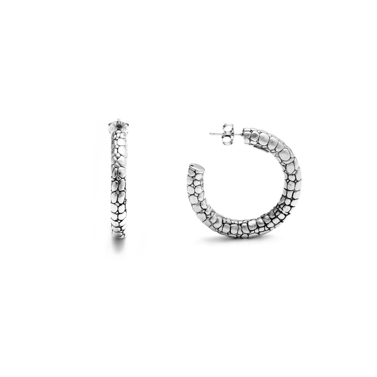 Orecchini Cerchio Crocodile GIOVANNI RASPINI