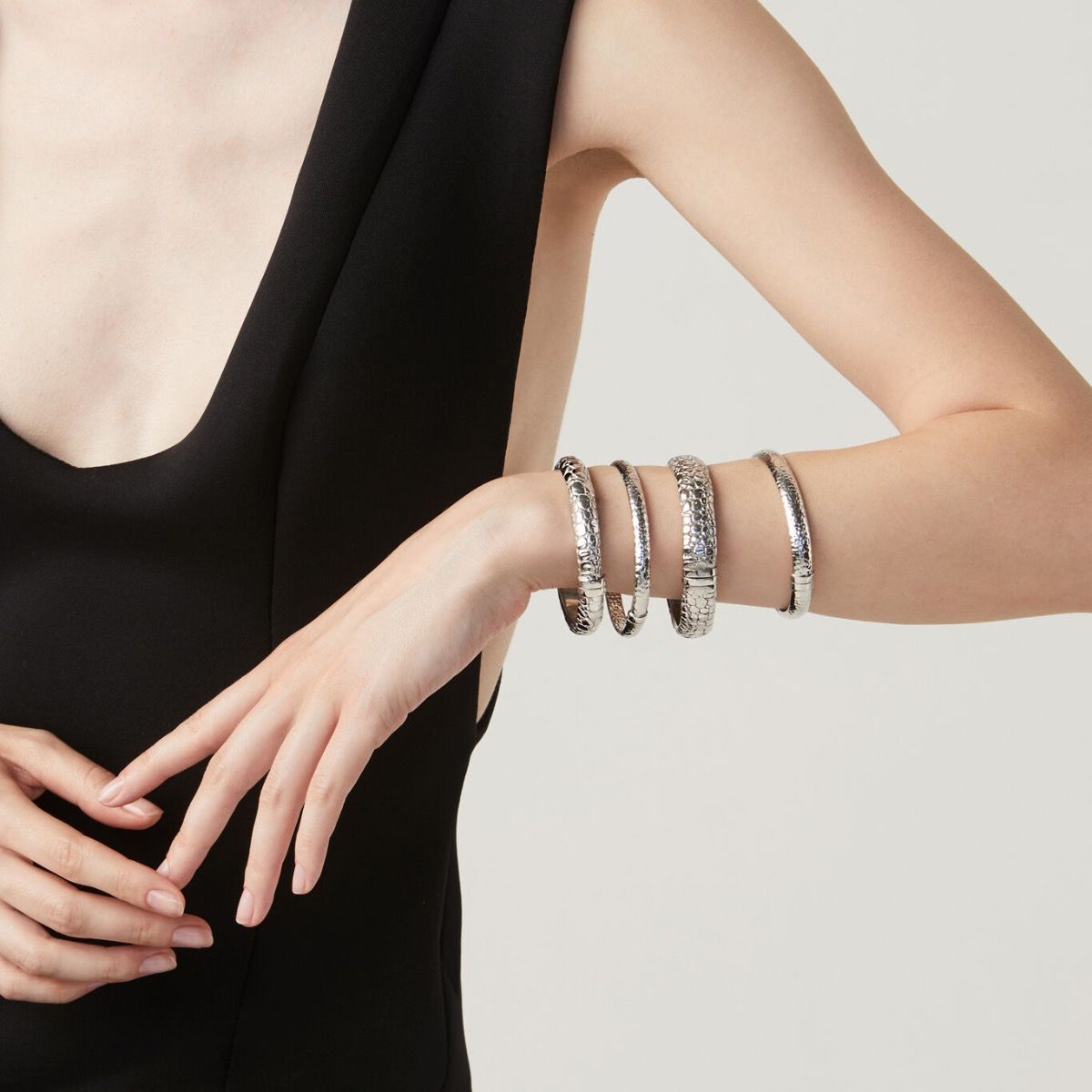 Bracciale Bangle Moon Rock Medio GIOVANNI RASPINI