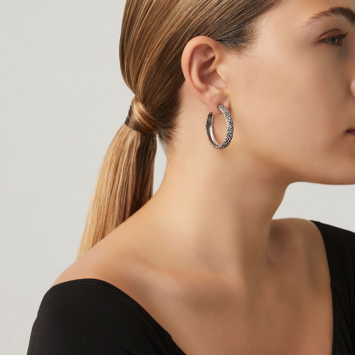 Orecchini Cerchio Serpente GIOVANNI RASPINI