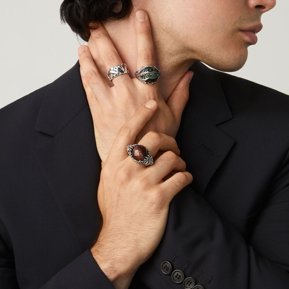 Anello Teschi e Serpenti GIOVANNI RASPINI