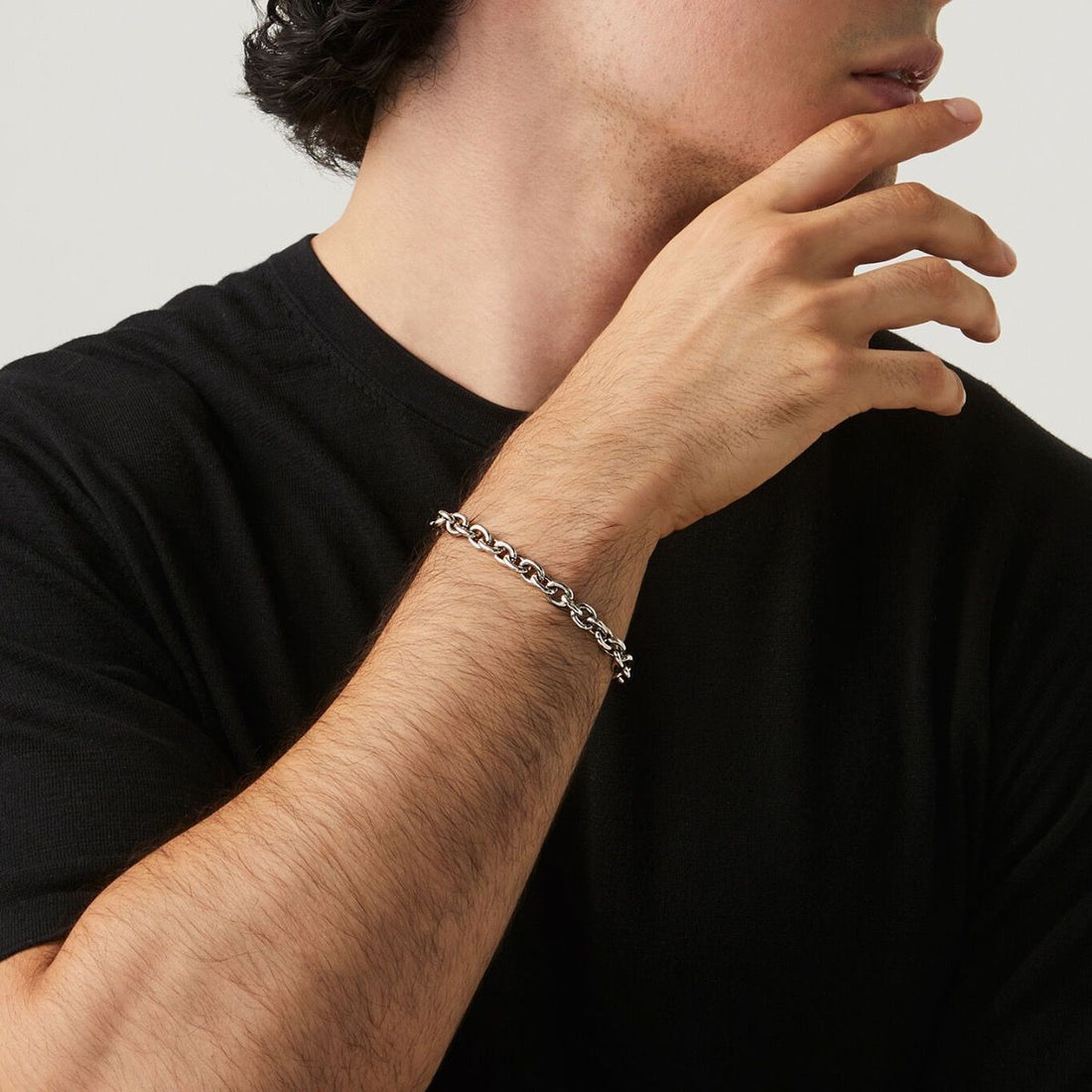 Bracciale Catena Ovale Grande GIOVANNI RASPINI