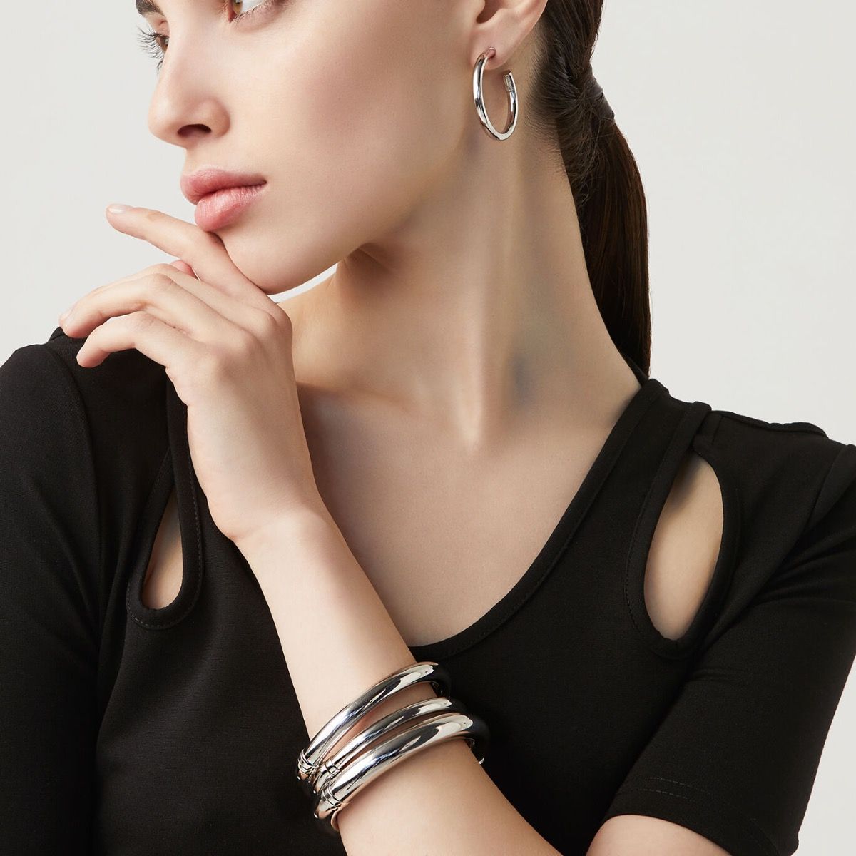 Bracciale Bangle Silk Medio GIOVANNI RASPINI