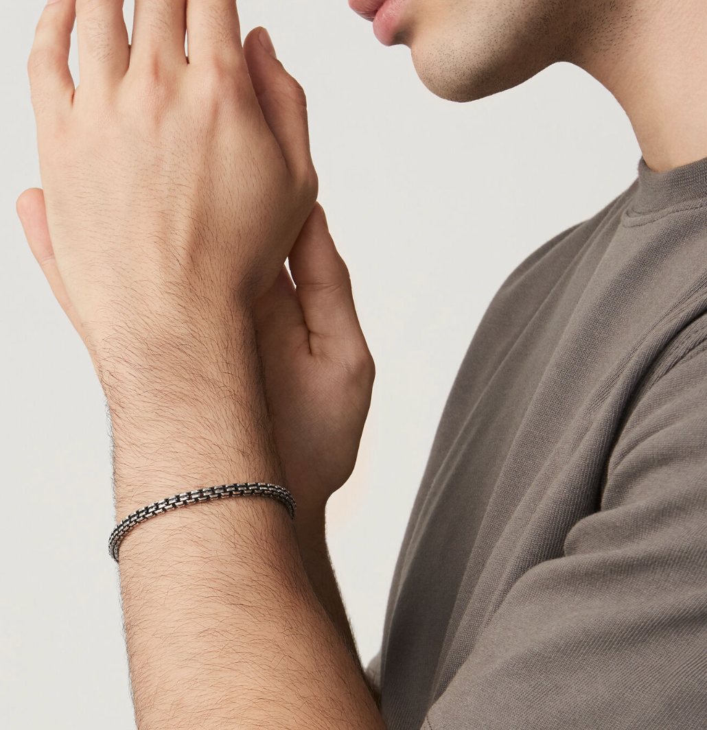 Bracciale Uomo MAGLIA QUADRA Giovanni Raspini