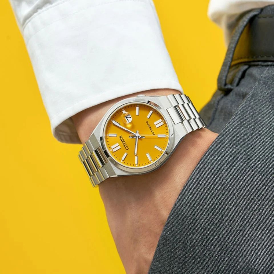 Orologio automatico CITIZEN TSUYOSA Giallo