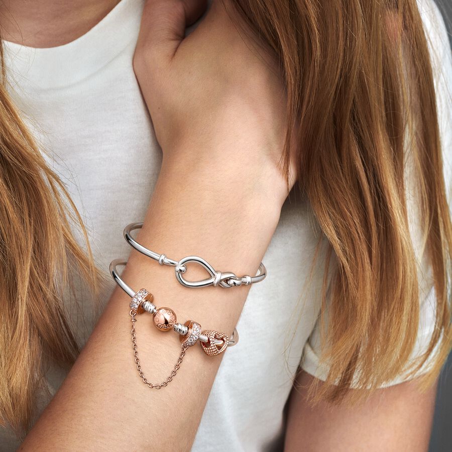 Bracciale RIGIDO NODO INFINITO Pandora-598893C00-2