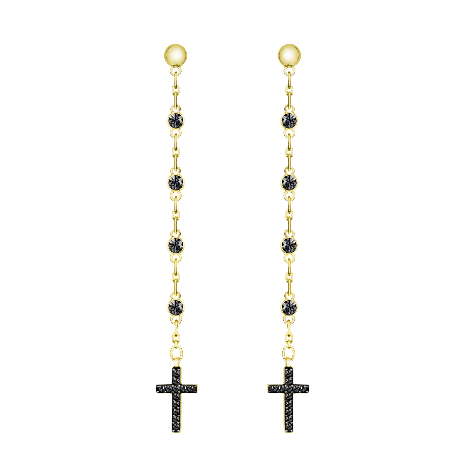 Orecchini MINI CROSS Swarovski