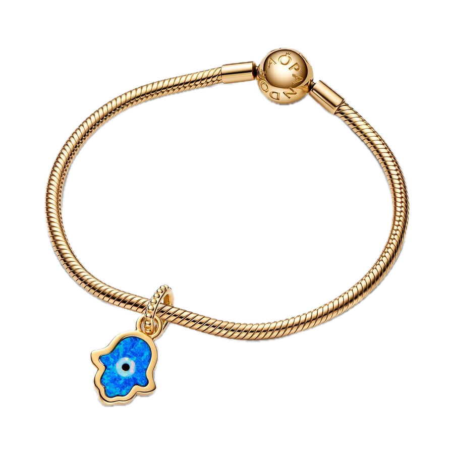 Charm MANO DI FATIMA OPALE BLU Pandora 762699C01
