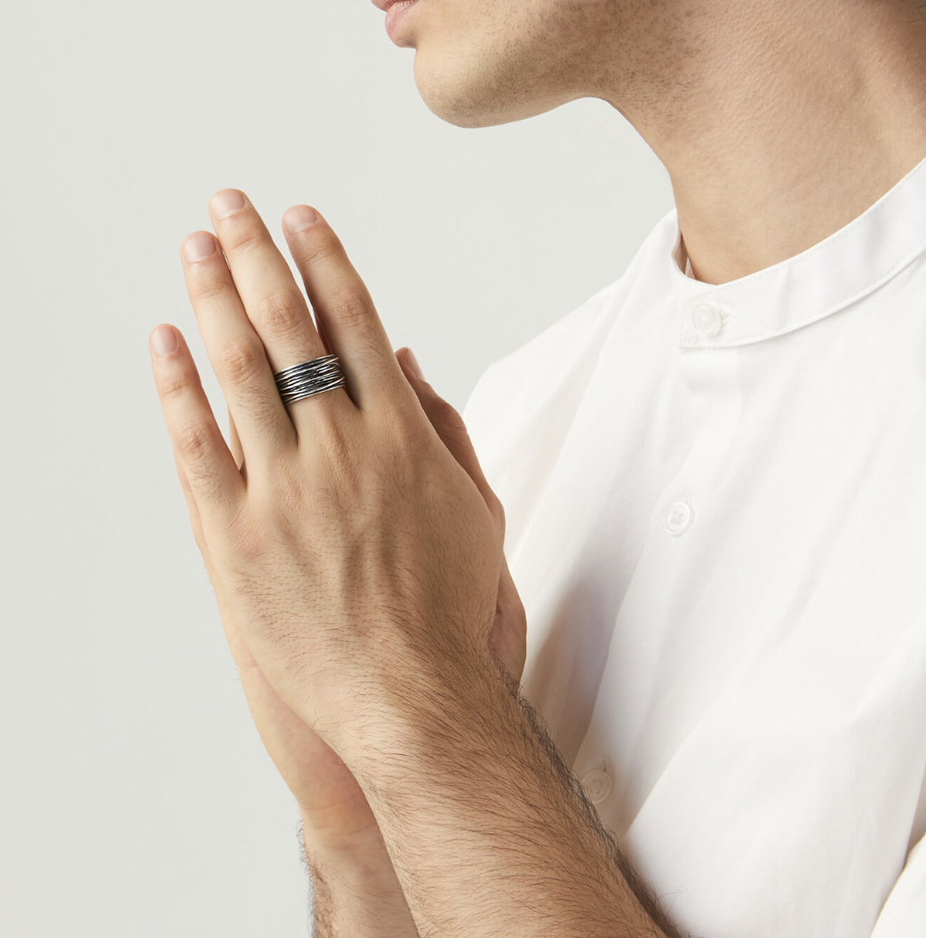 Anello Uomo INTRECCI Giovanni Raspini