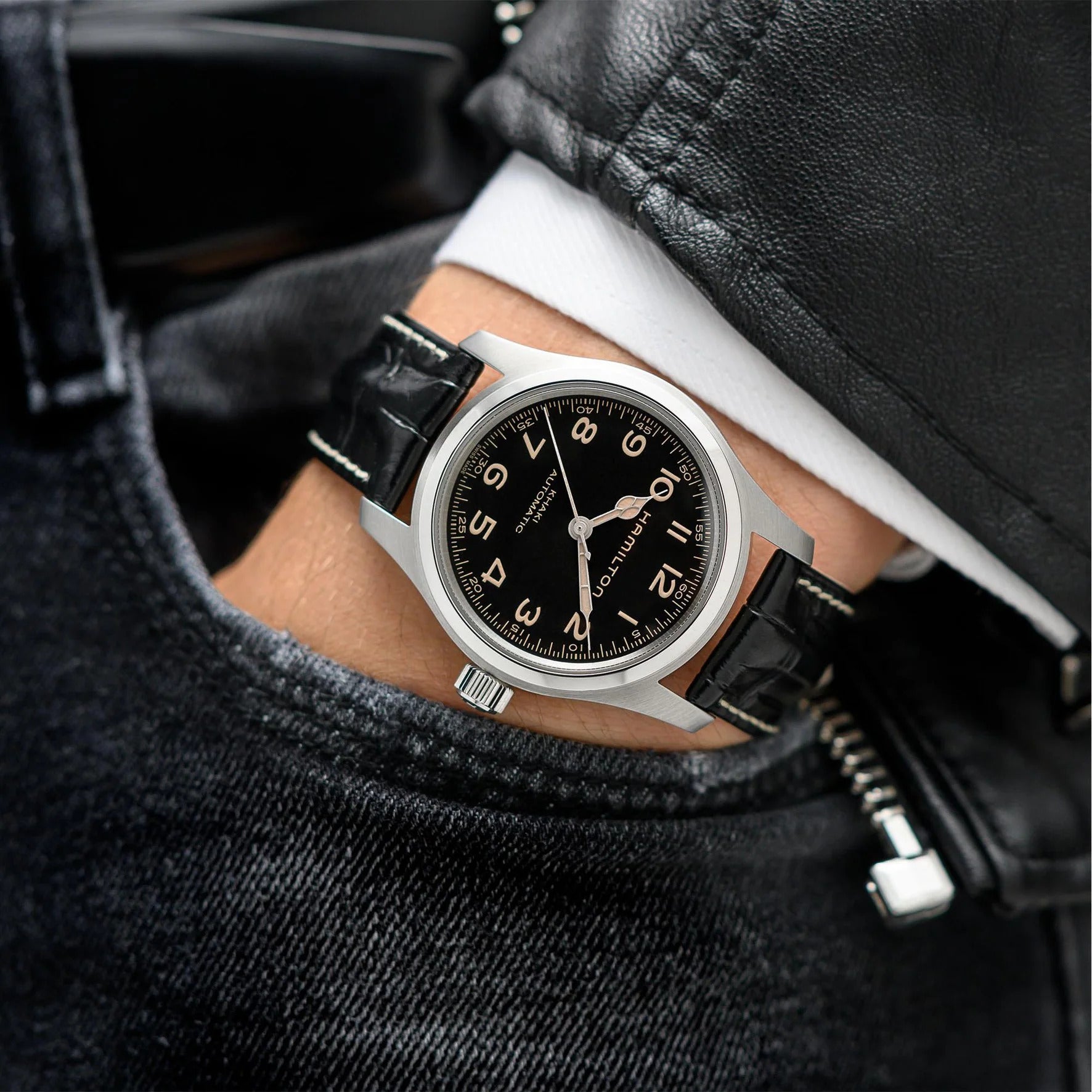 Orologio meccanico uomo HAMILTON khaki field Murph Auto