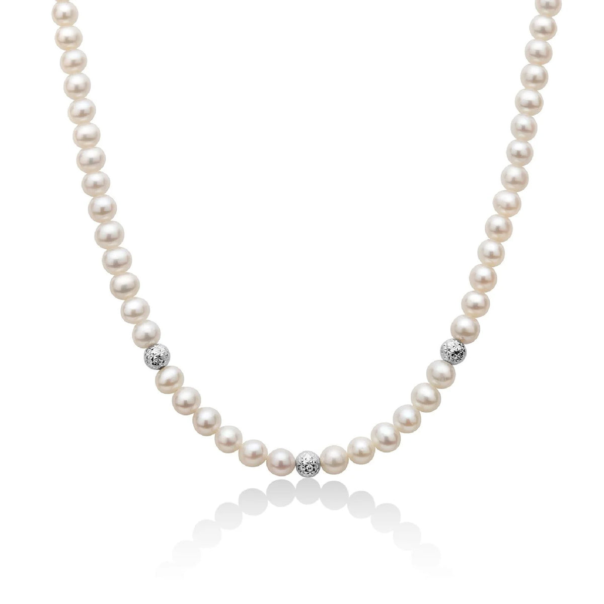 Collana Donna PERLE BOULE Miluna