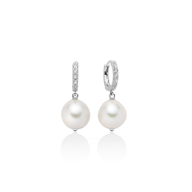 Orecchini Donna PERLE E ARGENTO Miluna