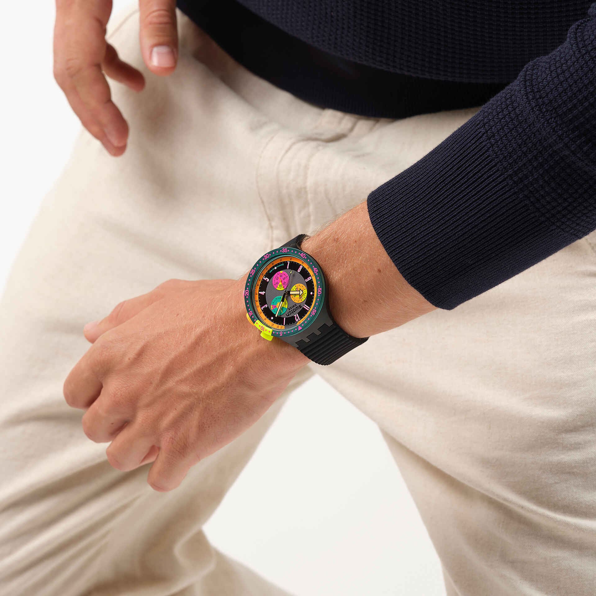 Orologio SWATCH NEON SEPPIA