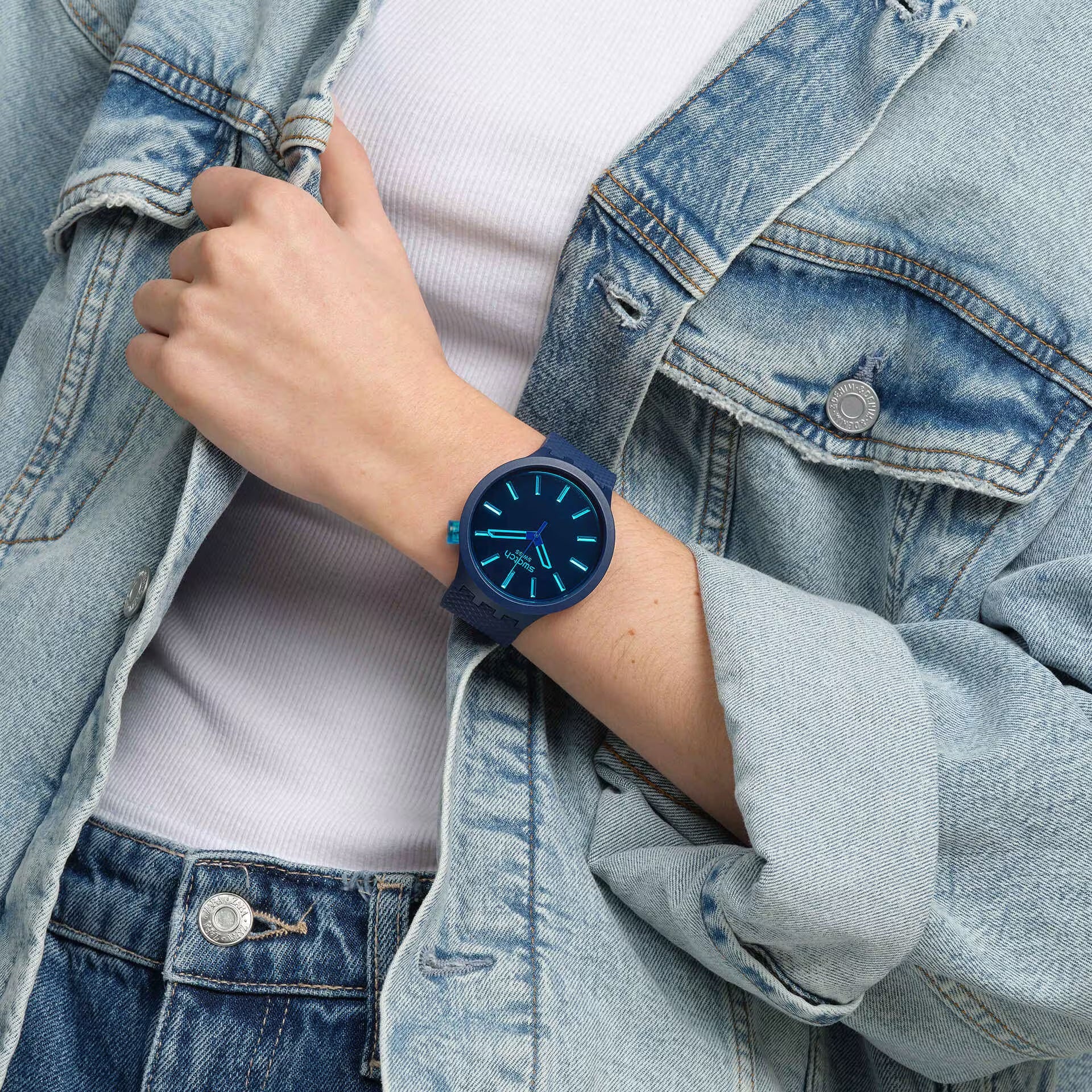 Orologio INDIGO GLOW Swatch