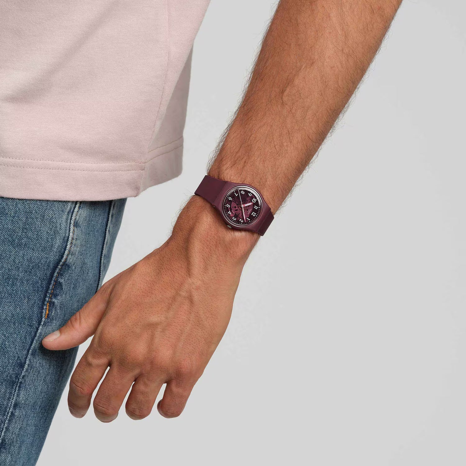 Orologio THRU THE CROWN GLASS Swatch