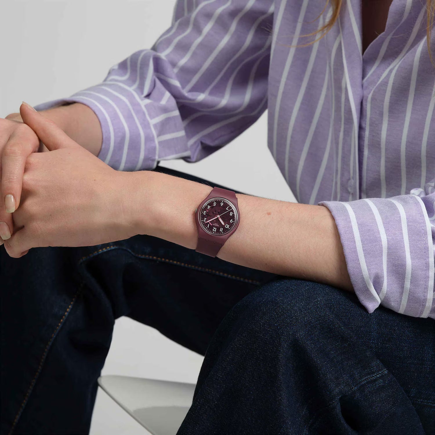 Orologio THRU THE CROWN GLASS Swatch