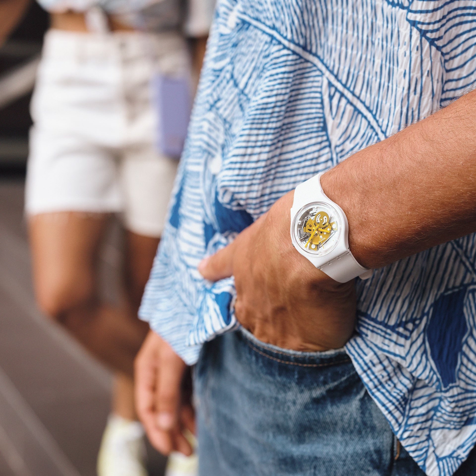 Orologio TIME TO YELLOW SMAL Swatch