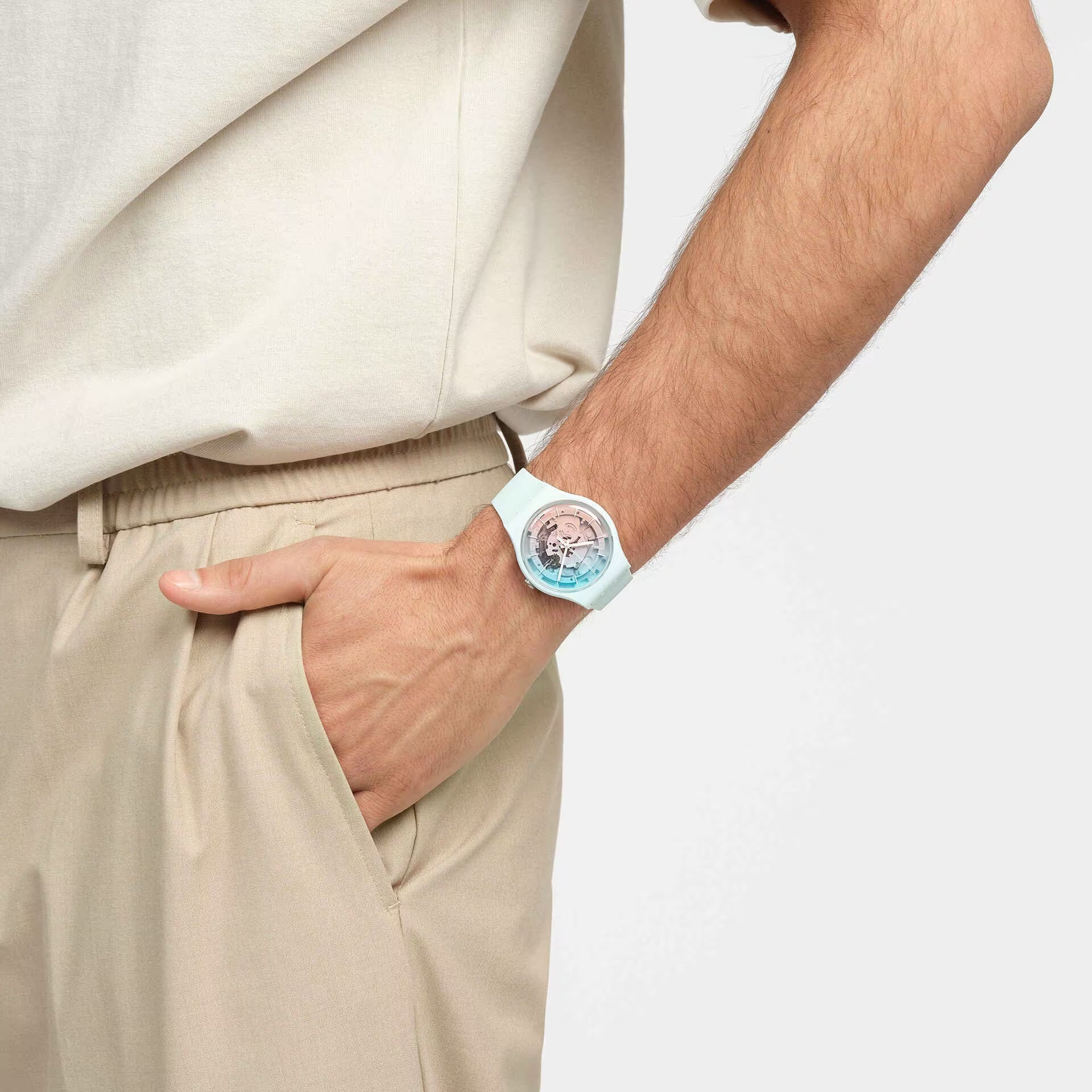 Orologio FLEETINGLY ICEBLUE Swatch