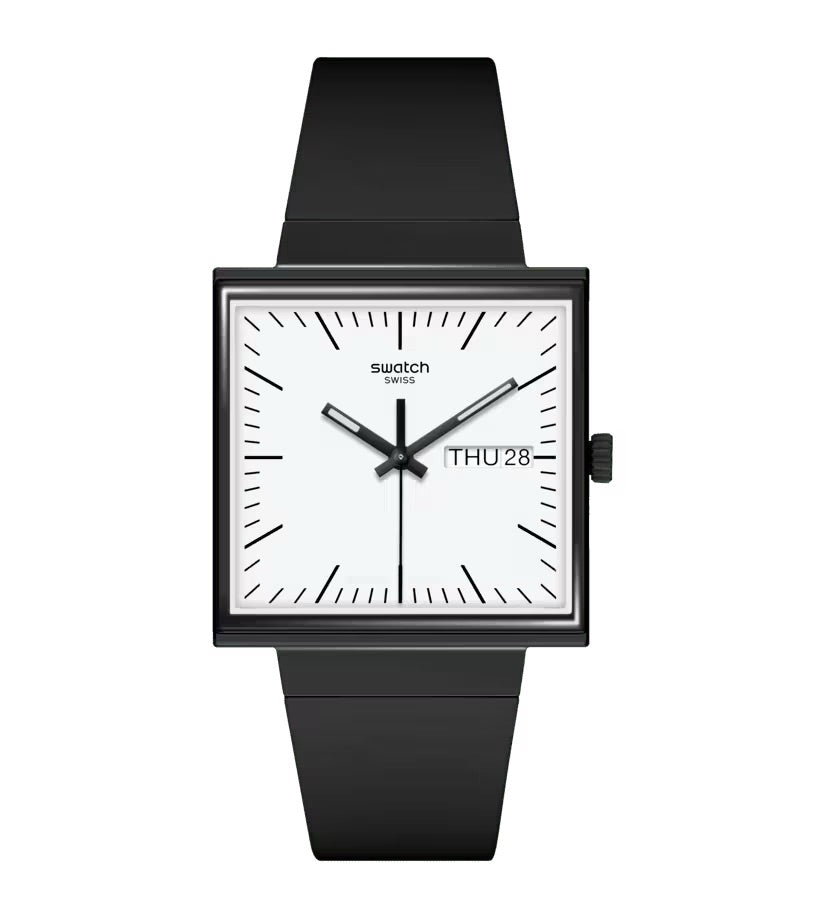 Orologio WHAT IF…BLACK? Swatch
