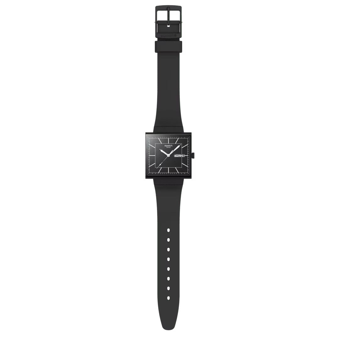 Orologio WHAT IF…BLACKAGAIN? Swatch