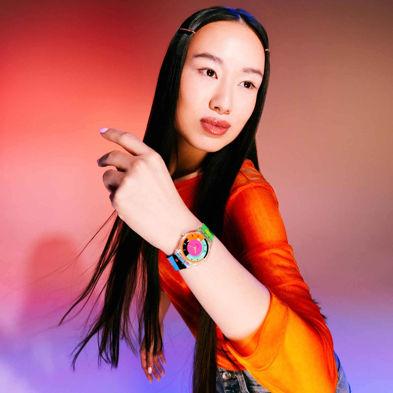 Orologio SWATCH NEON HOT RACER Swatch