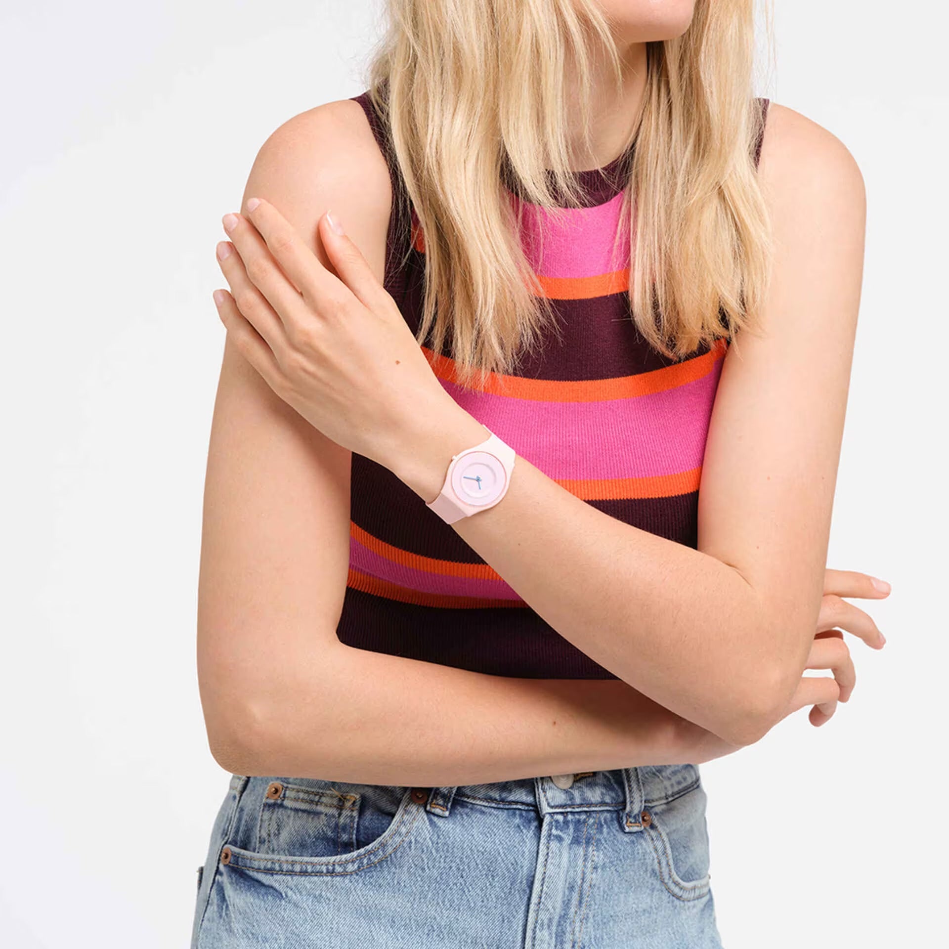 Orologio CARICIA ROSA Swatch