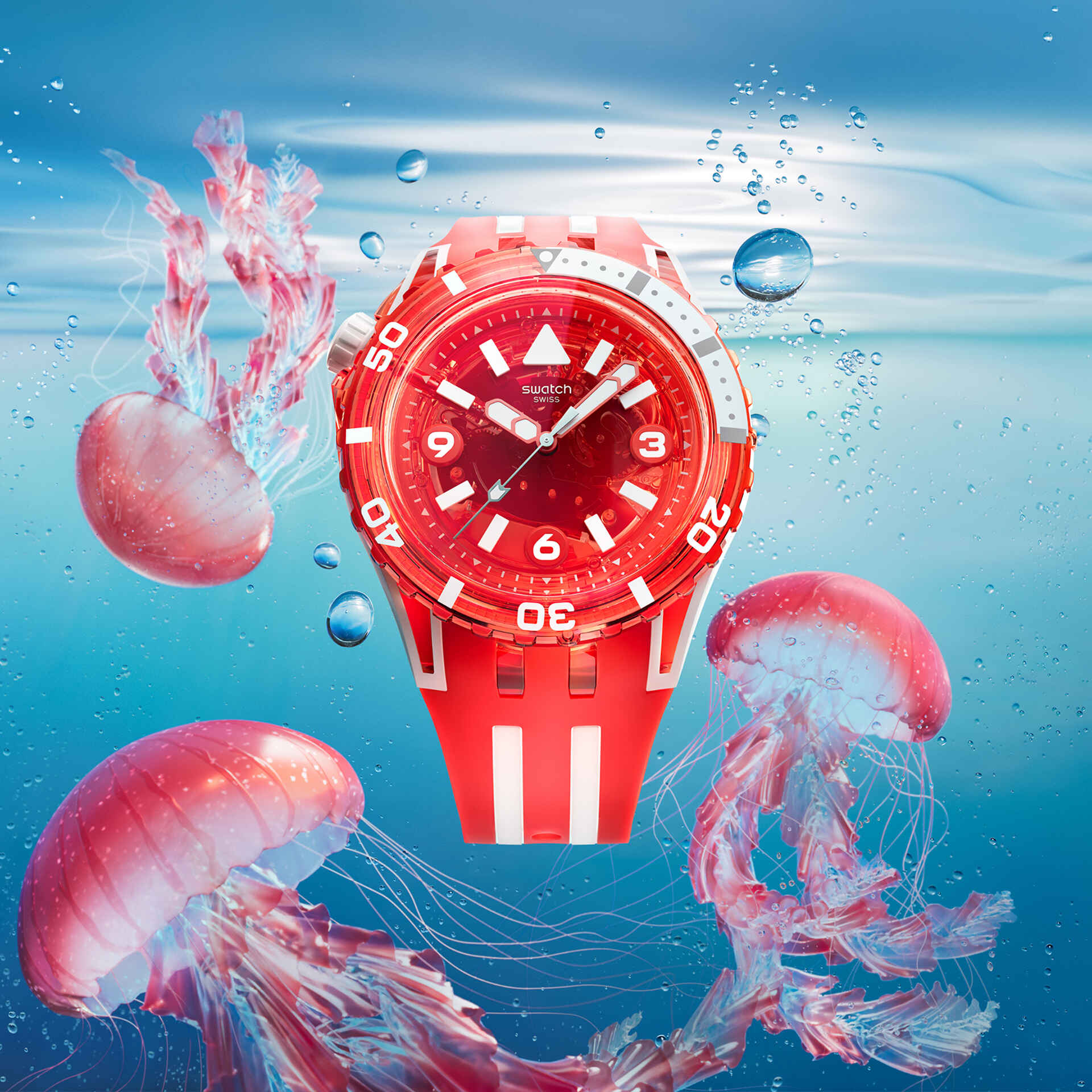 Orologio SWATCH Scuba LION&