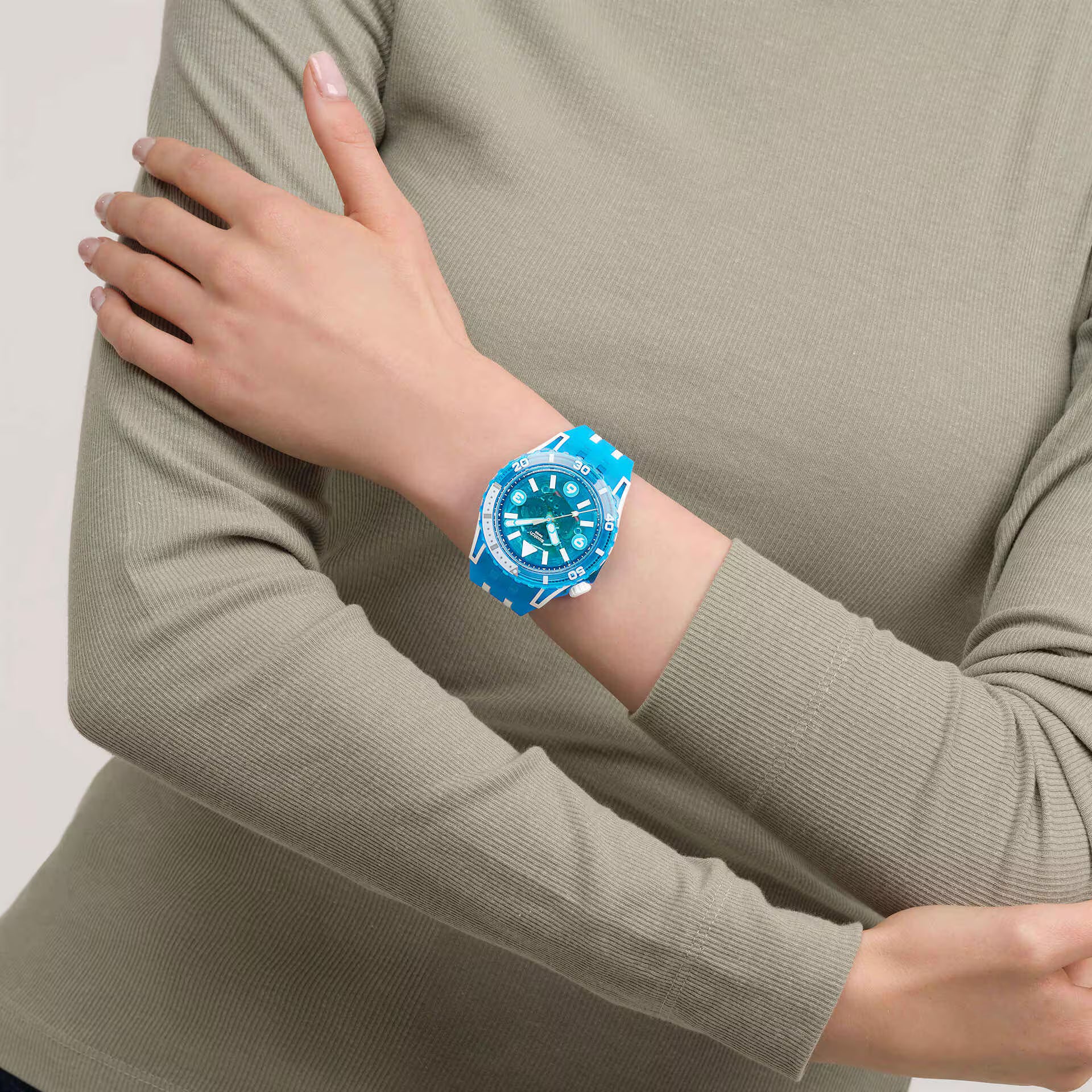 Orologio SWATCH Scuba BLUE FIRE