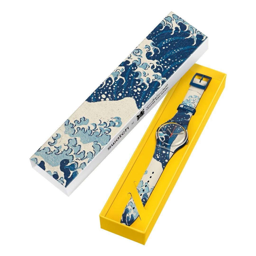 Orologio THE GREAT WAVE BY HOKUSAI & ASTROLABE Swatch