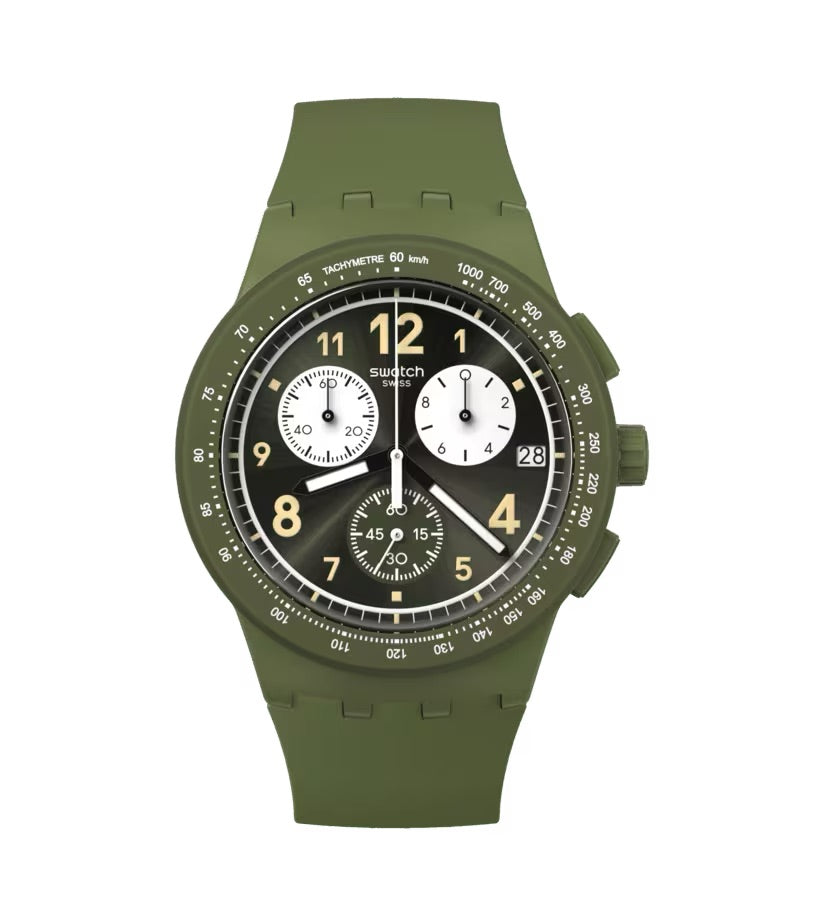 Orologio NOTHING BASIC ABOUT GREEN Swatch