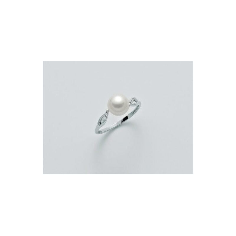 Anello Donna PERLA E BRILLANTI Miluna