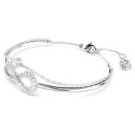 Bracciale rigido Hyperbola, Infinito Swarovski