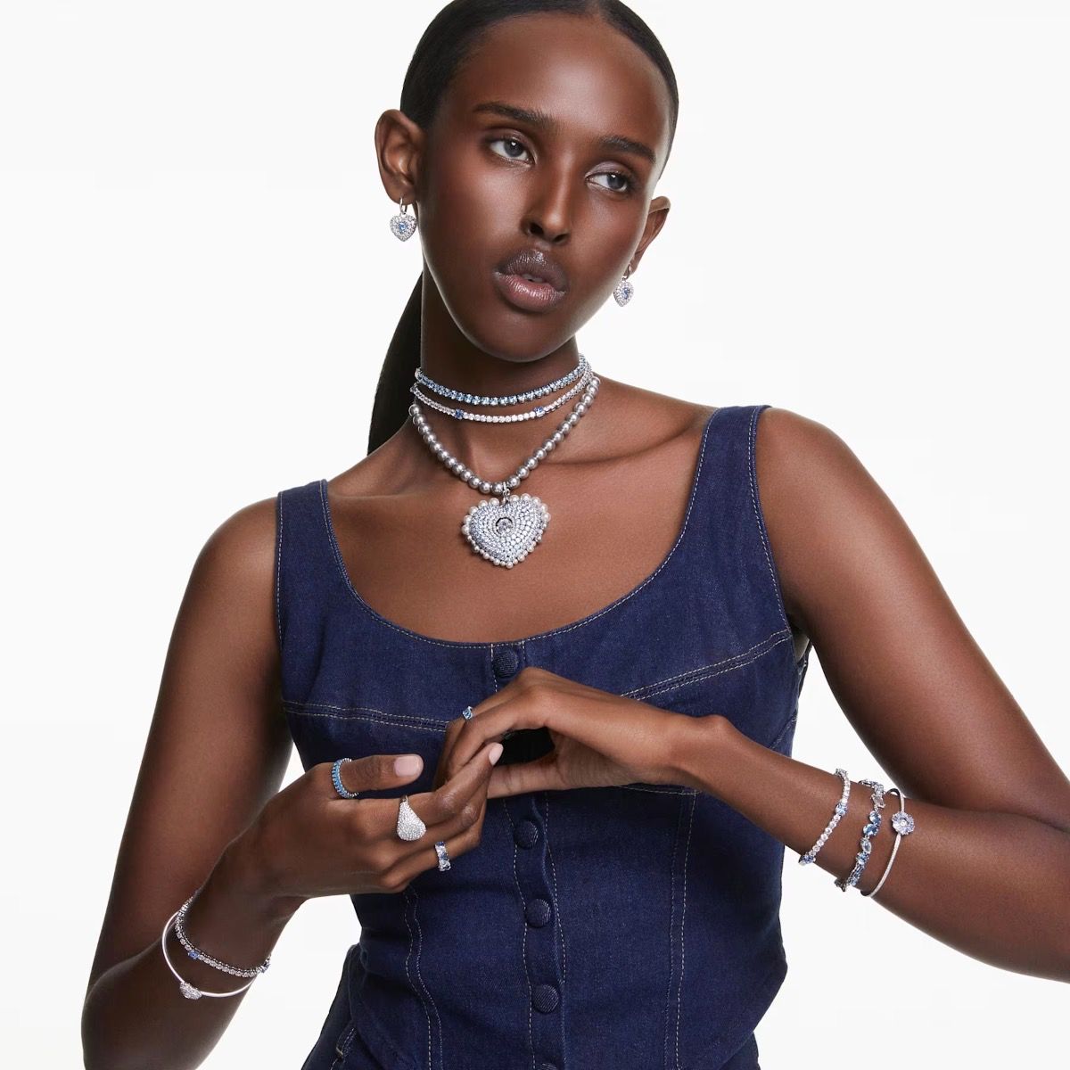 Bracciale rigido Idyllia Swarowski