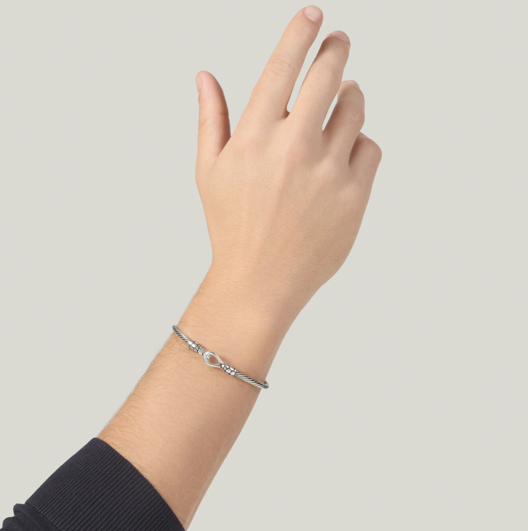 Bracciale Uomo RIGIDO CROCO Giovanni Raspini