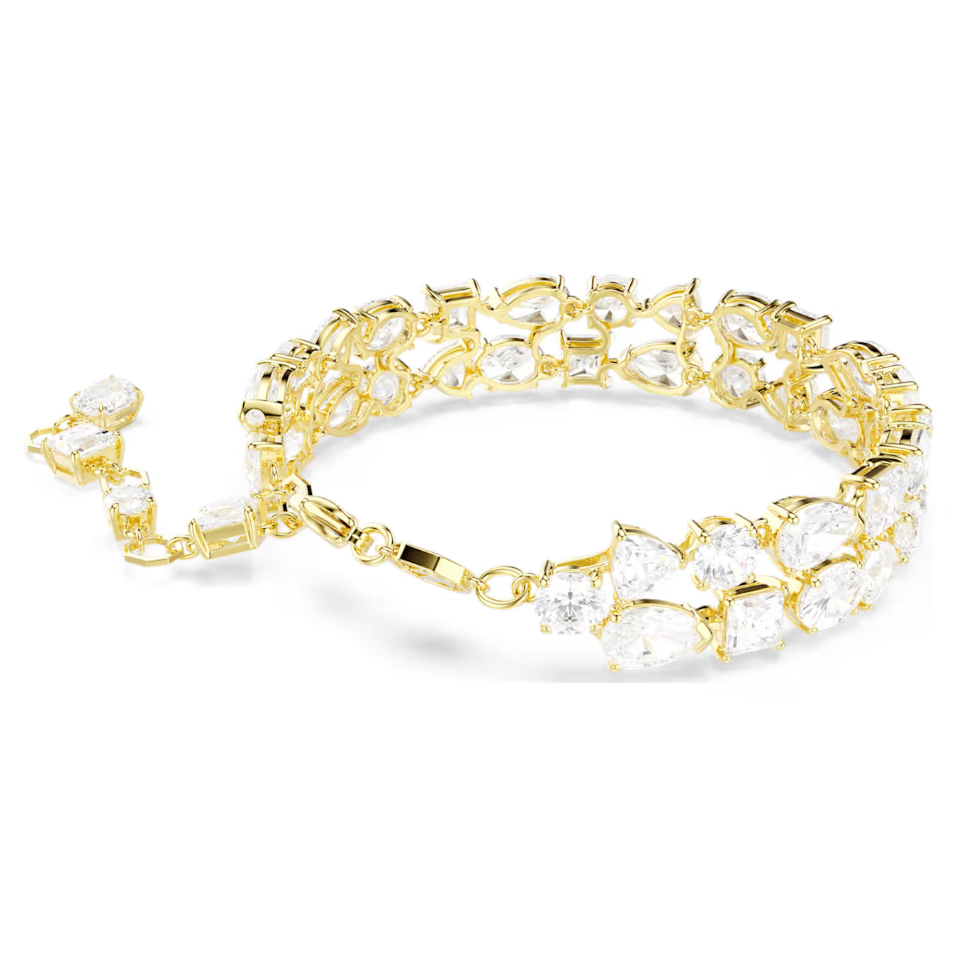 Braccialetto Donna finitura in oro 18K MESMERA Swarovski