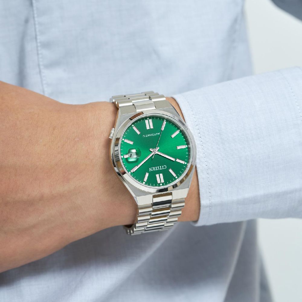 Orologio automatico CITIZEN Tsuyosa Verde