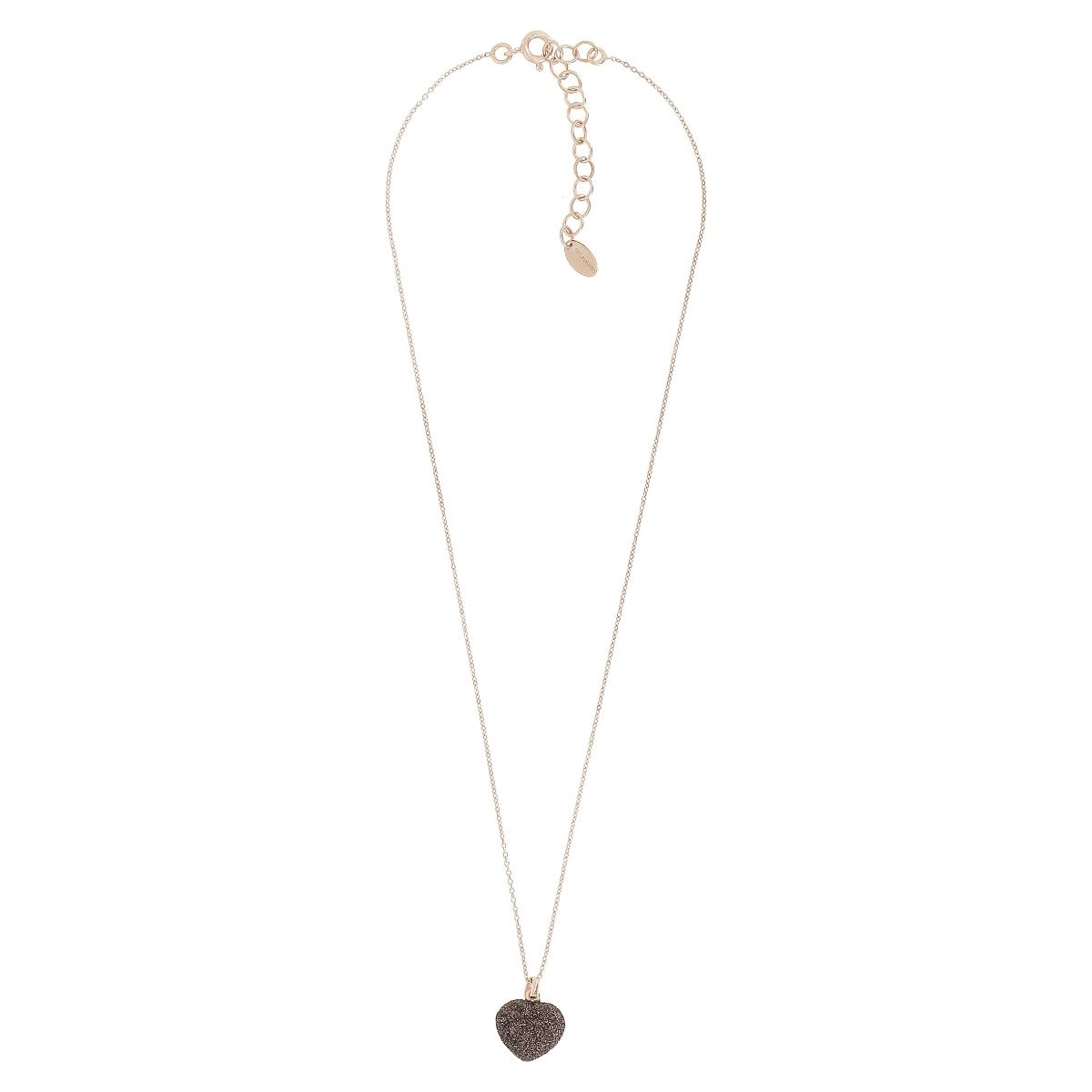 Collana CUORE POLVERE BRONZO Pesavento