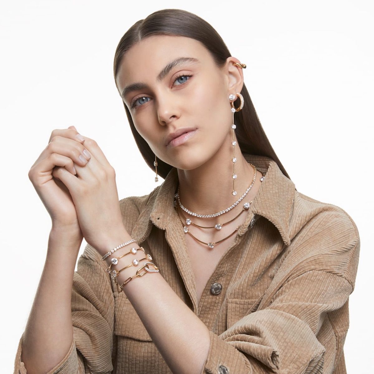 Collana Tennis Deluxe SWAROVSKI