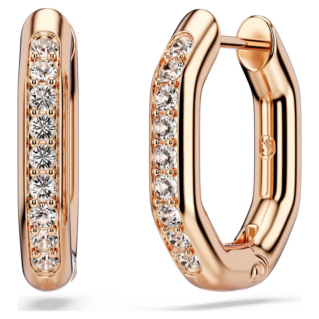 Orecchini a cerchio DEXTERA OTTAGONALI Swarovski