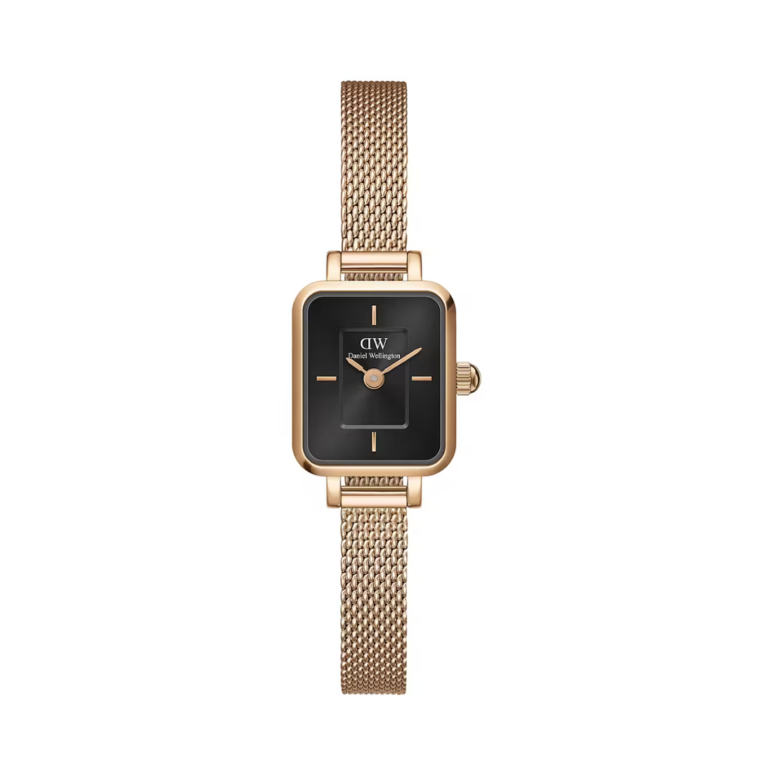 Orologio solo tempo QUADRO MINI MELROSE ONYX Daniel Wellington