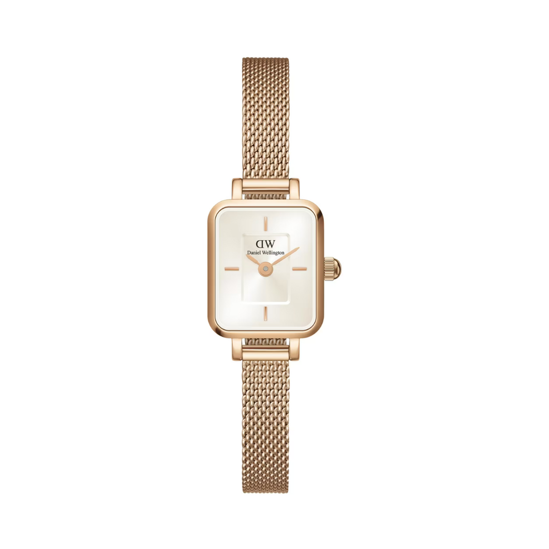 Orologio solo tempo QUADRO MINI MELROSE CHAMPAGNE Daniel Wellington