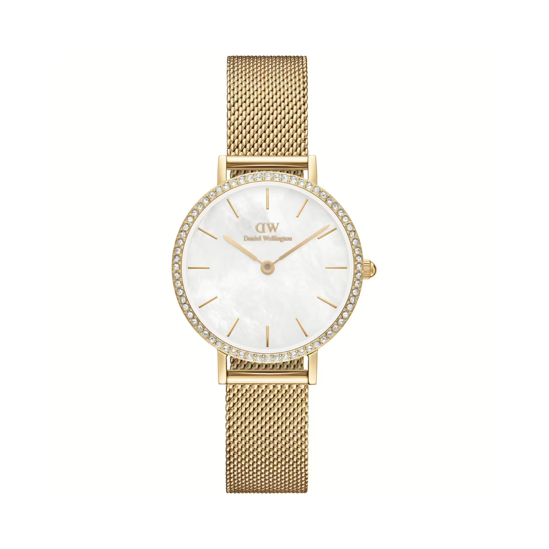 Orologio solo tempo PETITE LUMINE BEZEL EVERGOLD MOP Daniel Wellington