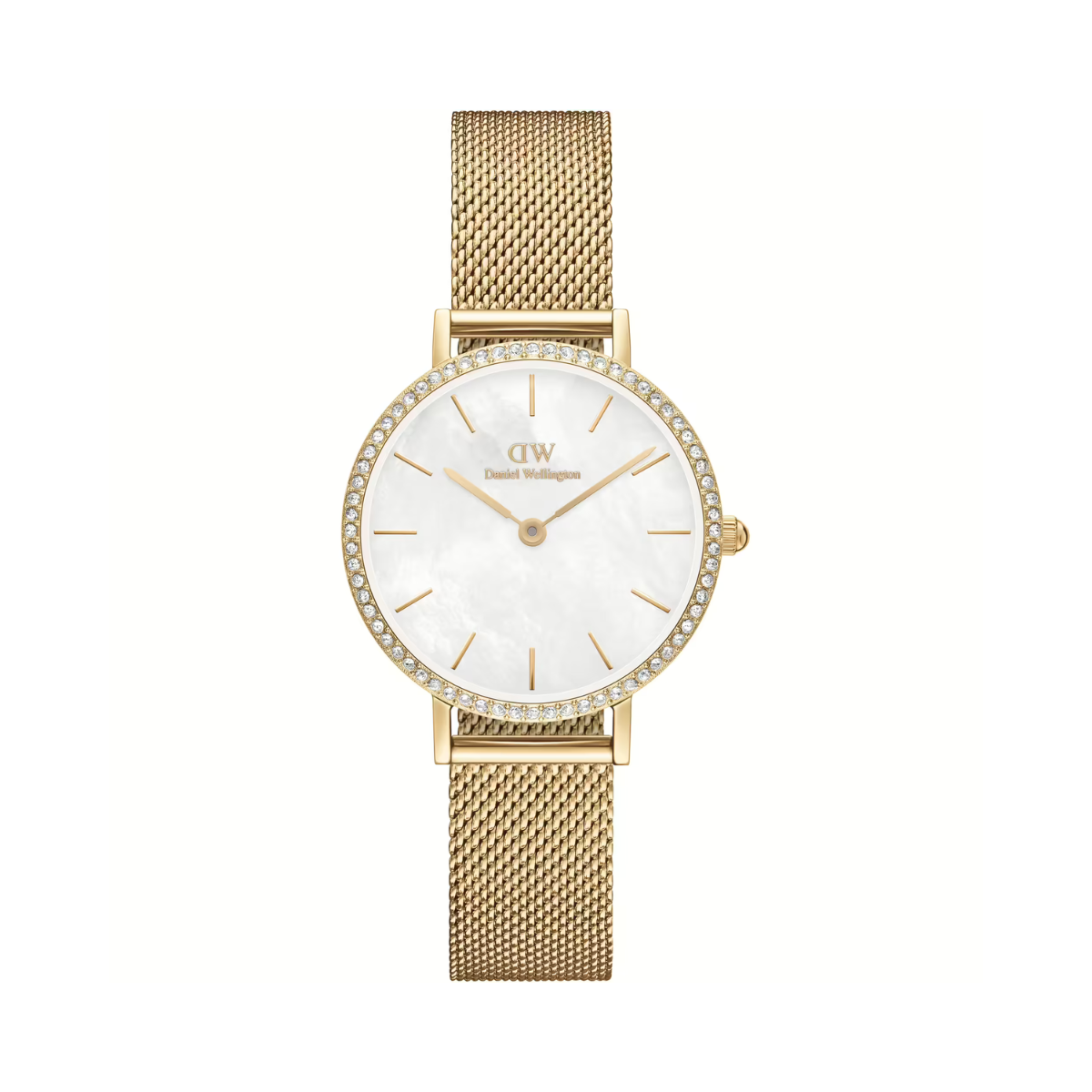 Orologio solo tempo PETITE LUMINE BEZEL EVERGOLD MOP Daniel Wellington