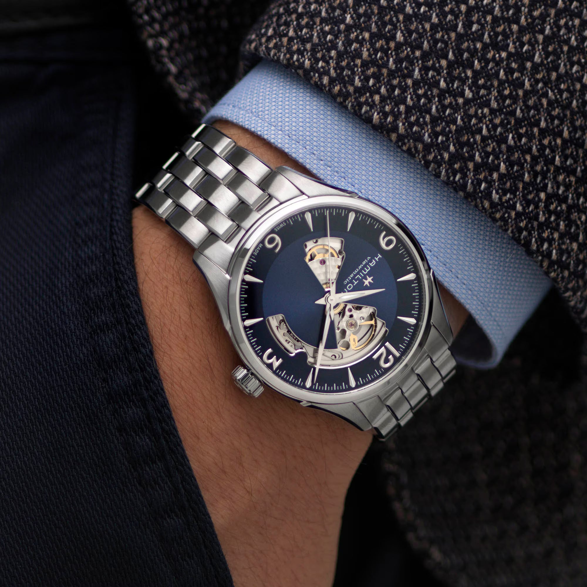 Orologio meccanico HAMILTON Jazzmaster Open heart