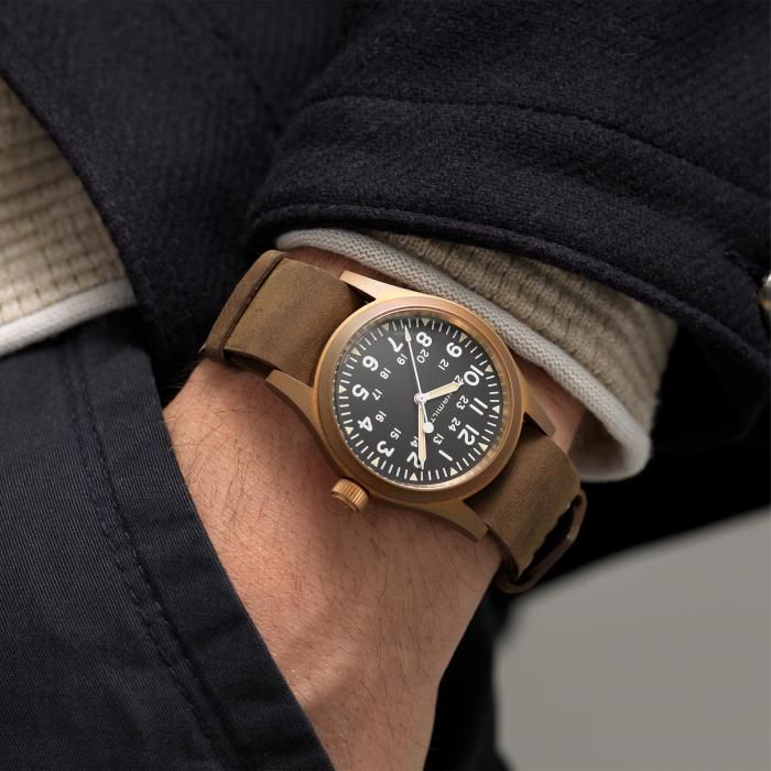 Orologio uomo HAMILTON Khaki Field Mechanical Bronze