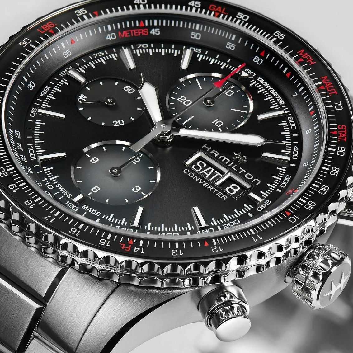 Orologio uomo HAMILTON Khaki Aviation Converter Auto Chrono