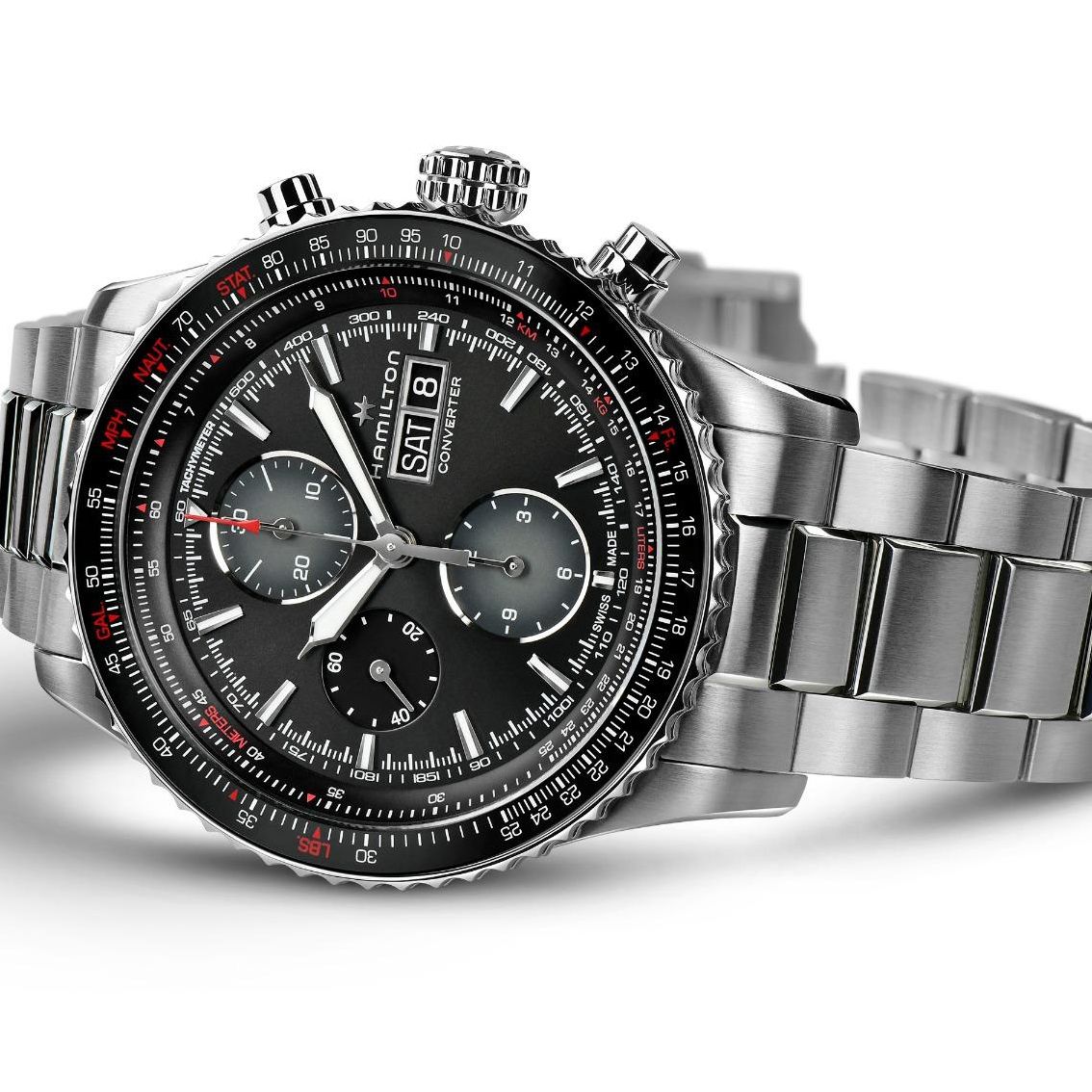 Orologio uomo HAMILTON Khaki Aviation Converter Auto Chrono